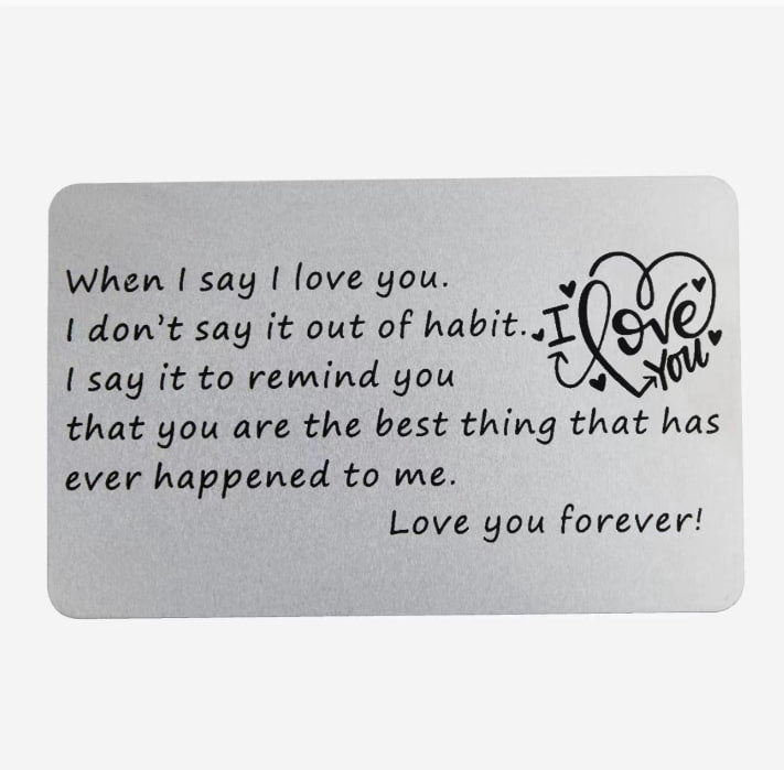 When I Say I Love You: Forever