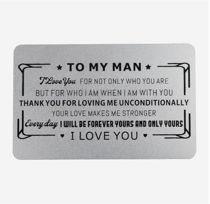To My Man: Thank You for Loving Me