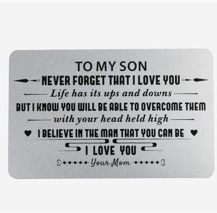 To My Son: Life's Ups and Downs