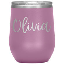 Load image into Gallery viewer, Olivia Custom Wine Tumbler
