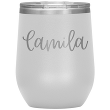 Load image into Gallery viewer, Camila Custom Wine Tumbler