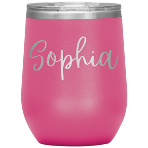 Sophia Custom Wine Tumbler