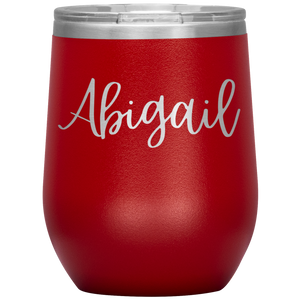Abigail Custom Wine Tumbler