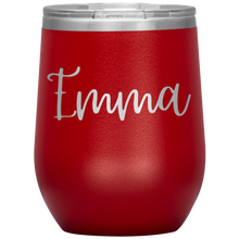 Load image into Gallery viewer, Emma Custom Wine Tumbler