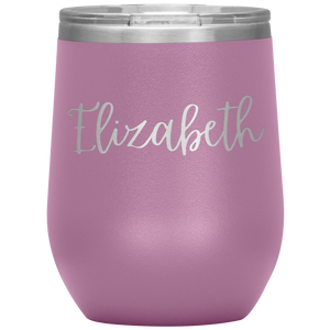 Elizabeth Custom Wine Tumbler
