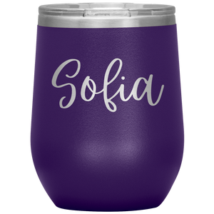 Sofia Custom Wine Tumbler