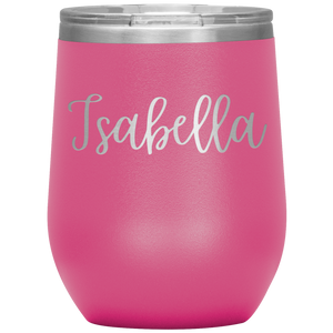 Isabella Custom Wine Tumbler