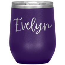 Load image into Gallery viewer, Evelyn Custom Wine Tumbler