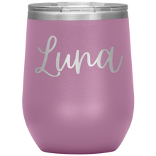 Load image into Gallery viewer, Luna Custom Wine Tumbler
