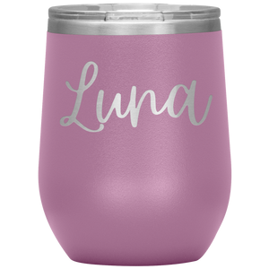 Luna Custom Wine Tumbler