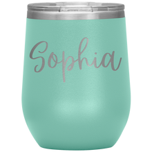 Load image into Gallery viewer, Sophia Custom Wine Tumbler