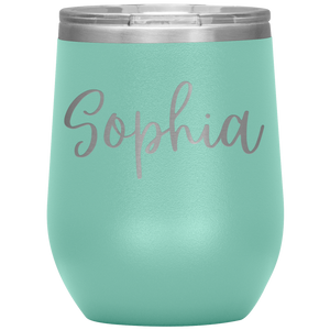 Sophia Custom Wine Tumbler