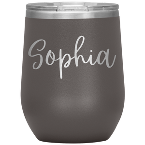 Sophia Custom Wine Tumbler