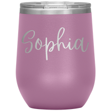 Load image into Gallery viewer, Sophia Custom Wine Tumbler