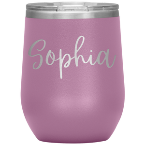 Sophia Custom Wine Tumbler