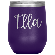 Load image into Gallery viewer, Ella Custom Wine Tumbler