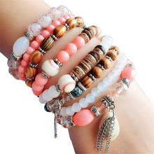 Load image into Gallery viewer, Crystal Bead Bracelets