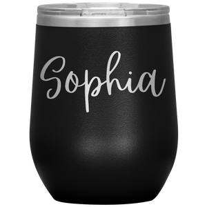 Sophia Custom Wine Tumbler
