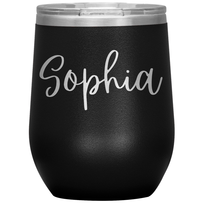 Sophia Custom Wine Tumbler