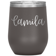 Load image into Gallery viewer, Camila Custom Wine Tumbler