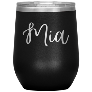 Mia Custom Wine Tumbler