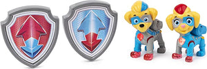 Paw Patrol, Mighty Pups Super PAWs, Mighty Twins Light Up Figures 2-Pack, for Kids Aged 3 and Up