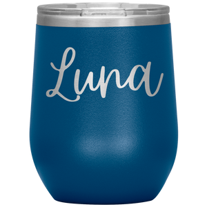 Luna Custom Wine Tumbler
