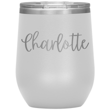 Load image into Gallery viewer, Charlotte Custom Wine Tumbler