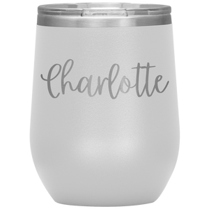 Charlotte Custom Wine Tumbler