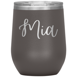 Mia Custom Wine Tumbler