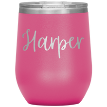 Load image into Gallery viewer, Harper Custom Wine Tumbler