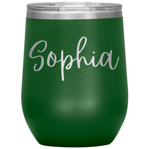 Sophia Custom Wine Tumbler