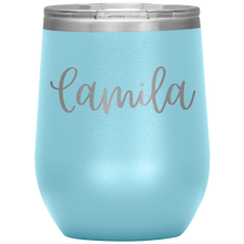 Load image into Gallery viewer, Camila Custom Wine Tumbler