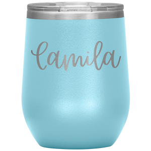 Camila Custom Wine Tumbler