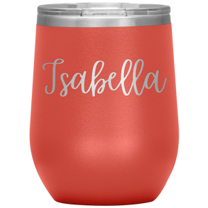 Isabella Custom Wine Tumbler