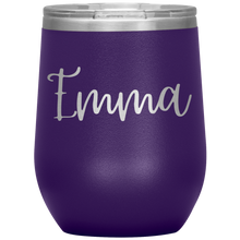 Load image into Gallery viewer, Emma Custom Wine Tumbler