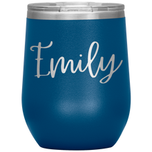 Load image into Gallery viewer, Emily Custom Wine Tumbler