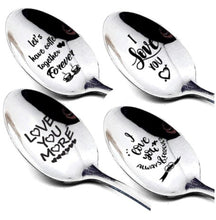 Load image into Gallery viewer, Personalized Laser Love Engraved Spoons