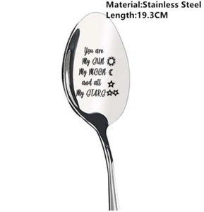 Personalized Laser Love Engraved Spoons