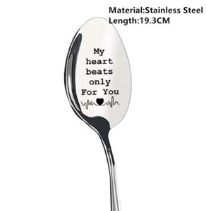 Personalized Laser Love Engraved Spoons