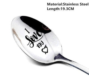 Personalized Laser Love Engraved Spoons