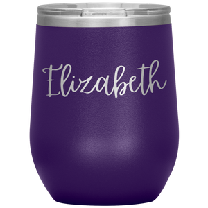 Elizabeth Custom Wine Tumbler