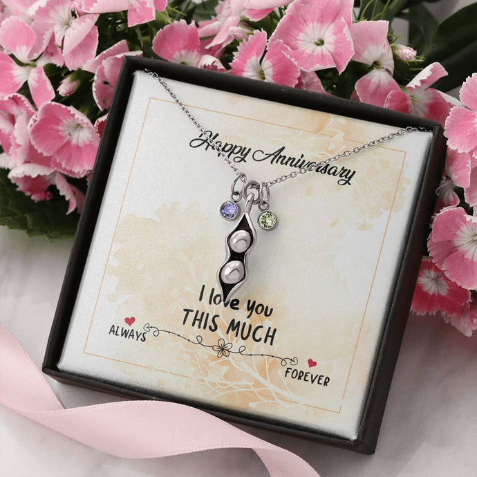 Peas In A Pod Anniversary Necklace