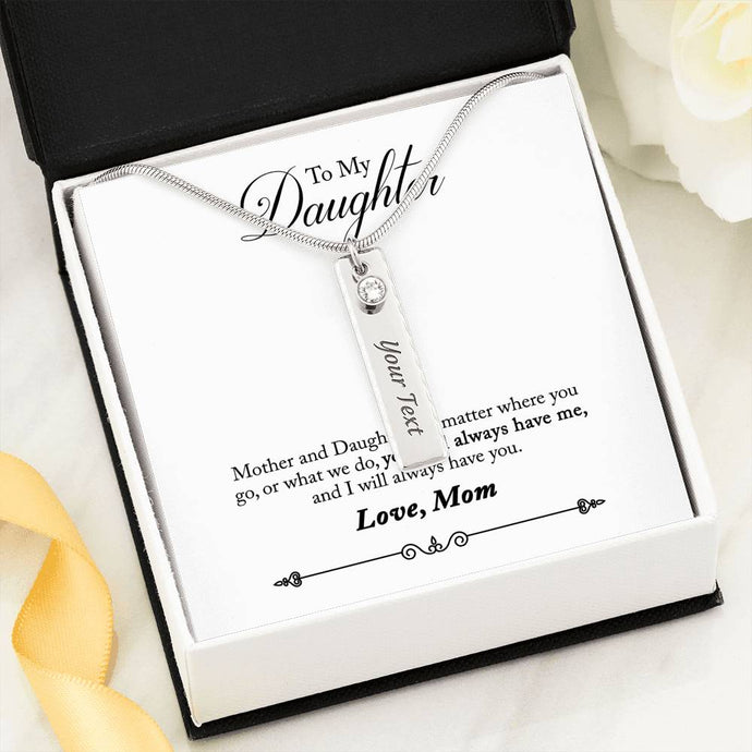 Daughter Bar Necklace