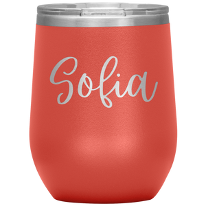 Sofia Custom Wine Tumbler