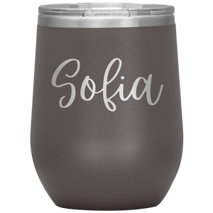 Sofia Custom Wine Tumbler