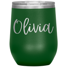 Load image into Gallery viewer, Olivia Custom Wine Tumbler
