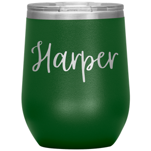 Harper Custom Wine Tumbler