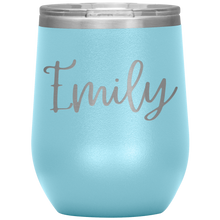 Load image into Gallery viewer, Emily Custom Wine Tumbler