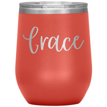 Load image into Gallery viewer, Grace Custom Wine Tumbler